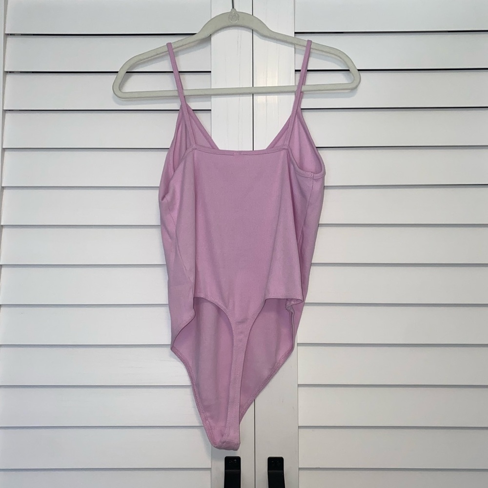 NWT BP lilac ribbed cami bodysuit L 🦄 - Picture 3 of 4